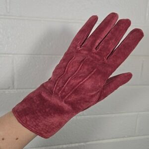 Genuine Leather Suede Microfleece XL Youth / XS Womens Classic Pink Winter Warm